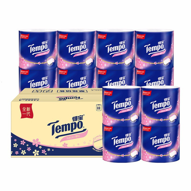 得宝 卷纸 4层160g16卷 樱花香味