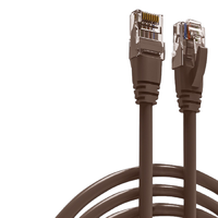 seebest 视贝 超六类CAT6E 千兆网线 0.5m 棕色