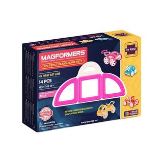 MAGFORMERS 麦格弗 初体验系列 702008 童车 粉色 14片