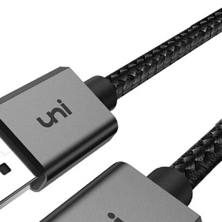 uni UNIDHM01 接口转换器 DP转HDMI 2m 灰色