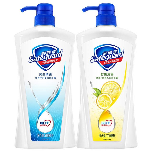 舒肤佳 纯白柠檬沐浴露保湿滋润沐浴乳液男女士家庭装大容量 1.1kg