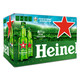 Heineken 喜力 啤酒330ml*24瓶 整箱装 （常规版/欧冠定制版/欧洲杯定制版）交替发货