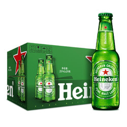 Heineken 喜力 啤酒207ml*24瓶 整箱装