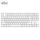 iKBC W200 87键 2.4G蓝牙 双模机械键盘 白色 Cherry红轴 无光