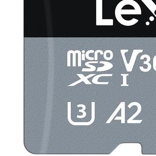 Lexar 雷克沙 1066X  Micro-SD存储卡 256GB（UHS-I、V30、U3、A2）