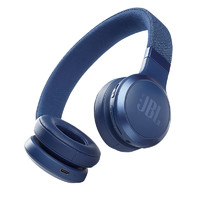 JBL 杰宝 LIVE460NC 耳罩式头戴式动圈降噪蓝牙耳机 蓝色