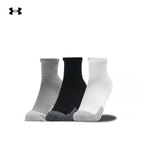 UNDER ARMOUR 安德玛 官方UA Quarter男子运动袜子—3双装Under Armour1353262 灰色035 MD