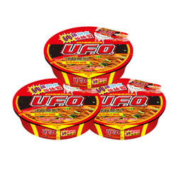 NISSIN 日清食品 日清 方便面 UFO飞碟炒面 鱼香肉丝风味 124g*3碗装 13.16元（需买11件，共144.76元）