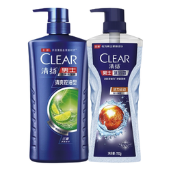 CLEAR 清扬 男士洗护套装 (活力运动沐浴露700g+清爽控油型洗发露720g)