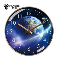 FANYUE 梵岳 钟表挂钟客厅现代简约家用时钟创意个性大气时尚静音石英钟科幻系