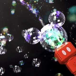Disney 迪士尼 迪士尼泡泡棒 电池基础款 透明红 电池+90ml泡泡水