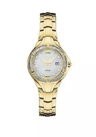 SEIKO 精工 Diamonds Mother Of Pearl Dial Watch