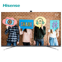 Hisense 海信 hisense) 55S7F 55英寸 4K  智能  枪灰 普鲁士蓝 社交电视