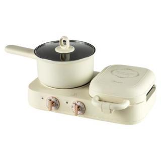 midea美的zc1513p101多功能早餐机米色