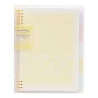 KOKUYO 国誉 淡彩曲奇系列 WSG-RUYP61Y B5活页笔记本 柔光款 黄色 单本装