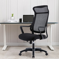 UE 永艺 1069E 人体工学电脑椅 黑色 高背款
