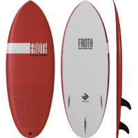 BOARDWORKS Froth 传统冲浪板 短板 红色/灰色 5尺6