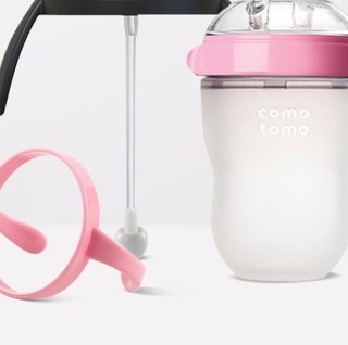 comotomo 可么多么 宽口径硅胶奶瓶套装 250ml 粉色 3月+ 礼盒装