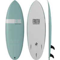 BOARDWORKS Froth 传统冲浪板 短板 灰色/绿色 5尺6