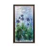 印象斑斓 阿杰 Jack《丁香鸢尾花》100x200cm 布面油画 美式框