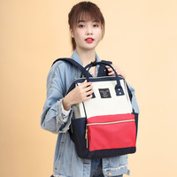 都宝路 dubaolu休闲百搭女款背包大容量双肩包妈咪包学生书包