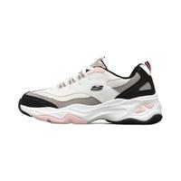 SKECHERS 斯凯奇 D'LITES 女子休闲运动鞋 149492/WBPK 白色/黑色/粉红色 36.5