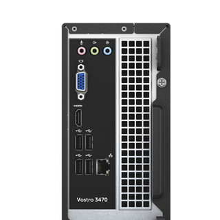 DELL 戴尔 Vostro 3471 9代酷睿版 21.5英寸 商务台式机 黑色 (酷睿i5-9400、核芯显卡、8GB、512GB SSD、风冷)