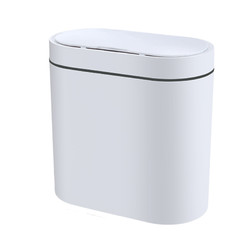 京东京造 感应式垃圾桶 充电款 8L 白色