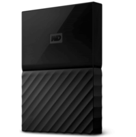 西部数据(WD) 2TB USB3.0 移动硬盘 My Passport随行版 2.5英寸 黑色 大容量 高速 加密 自动备份 兼容Mac 官翻版