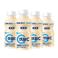 MENGNIU 蒙牛 优益C 乳酸菌饮品 原味 340ml*4瓶