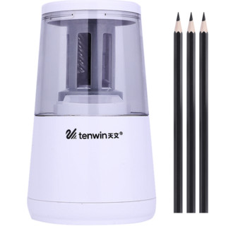 Tenwin 天文 8008-2 双供电模式电动削笔刀 白色