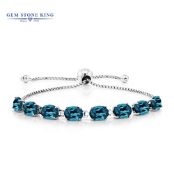 GEM STONE KING VIV-0091-OV-T-LBL-SS 女士手链