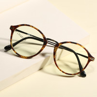 LOHO 眼镜框防蓝光眼镜无度数平光护目镜韩版潮文艺复古眼镜框