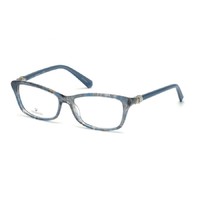 SWAROVSKI 施华洛世奇 Swarovski Ladies Blue Square Eyeglass Frames SK524309054