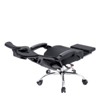 PLUS会员：HBADA 黑白调 HDNY115 人体工学靠背椅 黑色舒适版