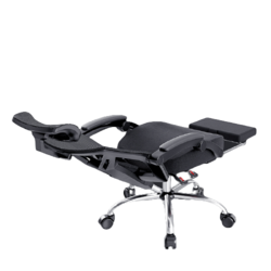 HBADA 黑白调 HDNY115-精英S 人体工学靠背椅 黑色升级版