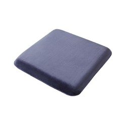 YANXUAN 網易嚴選 93%含量天然乳膠方形坐墊 辦公室減壓坐墊 藏藍黑45*45*6cm