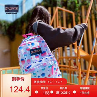 JANSPORT 杰斯伯 JanSport杰斯伯双肩包男女清新森系花色背书包T501集合 T501 33V彩红蜜糖