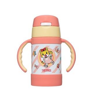 THERMOS 膳魔师 LION系列 FEC-283S QH(PK) 儿童保温吸管杯 280ml 巧虎粉色