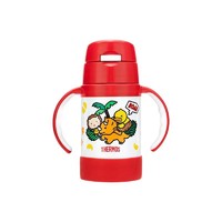 THERMOS 膳魔师 儿童吸管保温杯 新年中国红 280ml （带恐龙蛋）