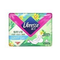 Libresse 薇尔 金盏花卫生巾 植萃V感系列 夜用极薄 320mm*8片