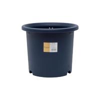 IRIS 爱丽思 Deepot深型 圆形花盆 蓝色 26.6*22.4cm