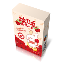 破耳兔山楂小方果丹皮山楂干片卷糕球果脯蜜饯儿童开胃小零食  1件