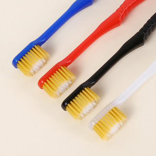 JIWU 苏宁极物 日式宽幅牙刷深层清洁6排52孔软毛牙刷四色