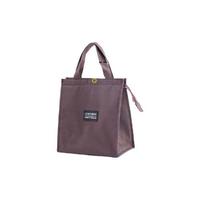 德具 b00218 保温便当袋 中号 咖啡色