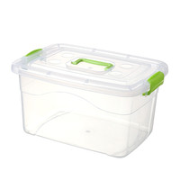 Tri Wire 万丰 9986 透明收纳箱 中号 绿色