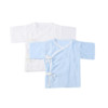 Purcotton 全棉时代 800-004228 婴儿短款纱布和袍 2件装 蓝色+白色 66/44码