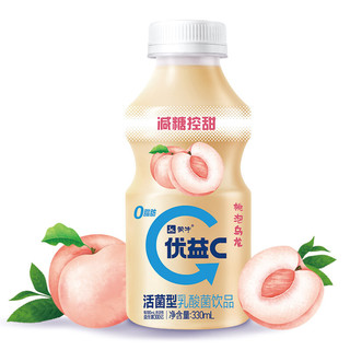 MENGNIU 蒙牛 优益c 活菌型乳酸菌饮品 桃泡乌龙味 330ml*4瓶