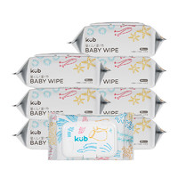 88VIP：KUB 可优比 婴儿湿巾80抽*8包湿纸巾