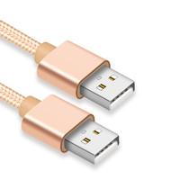 X-IT 双头USB数据线 公对公 0.5米